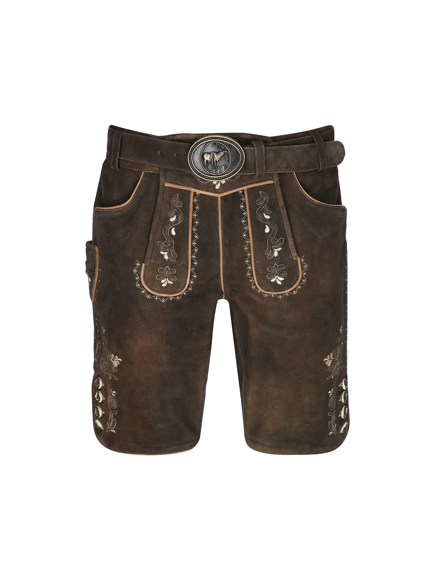 GWEIH & SILK | Lederhose LEO | braun